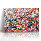 Textured Abstract Expressionist Canvas Wall Art