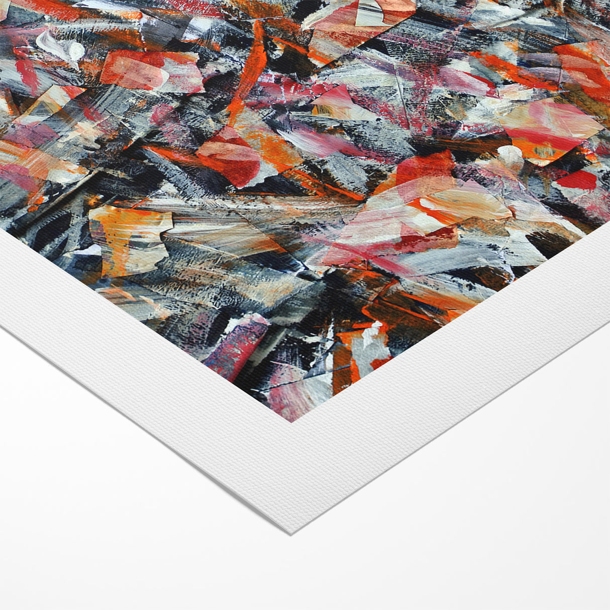 Textured Abstract Expressionist Canvas Wall Art