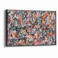 Textured Abstract Expressionist Canvas Wall Art