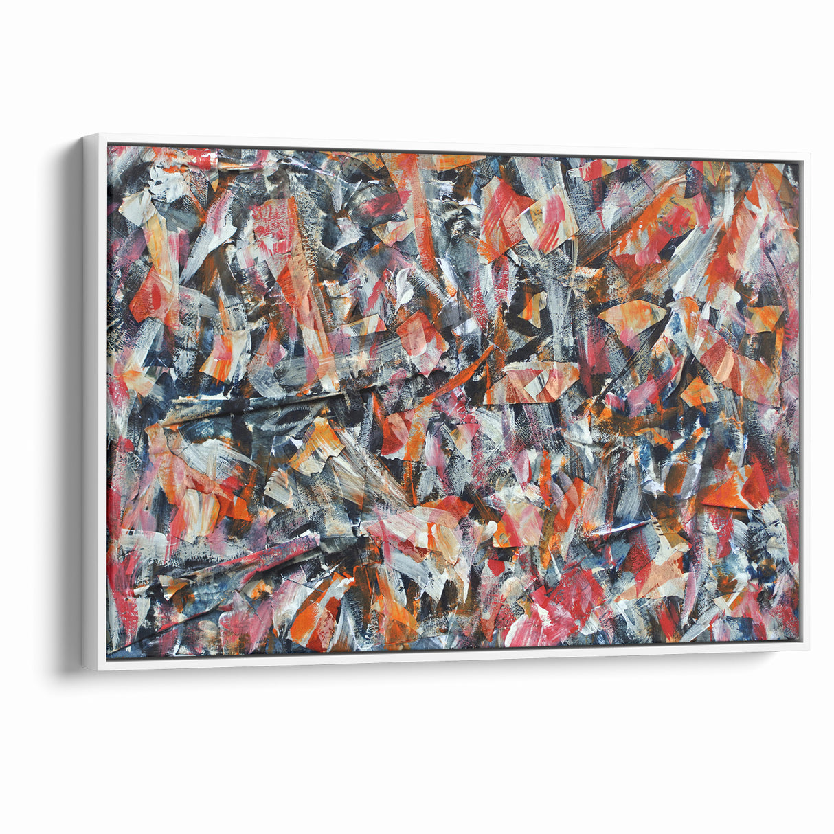 Textured Abstract Expressionist Canvas Wall Art