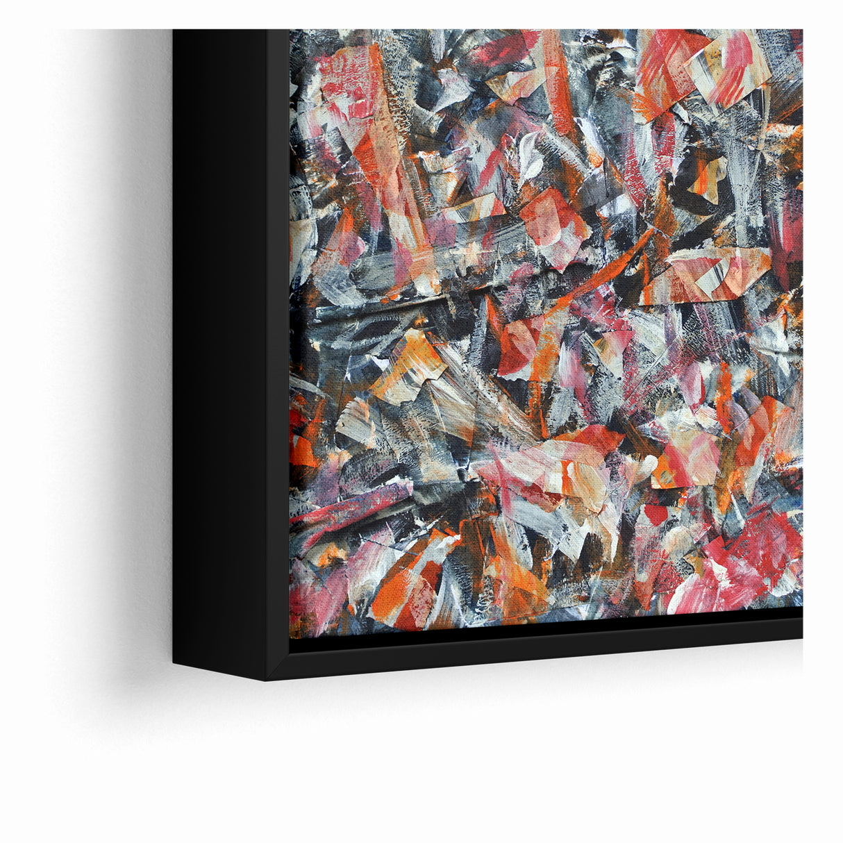 Textured Abstract Expressionist Canvas Wall Art