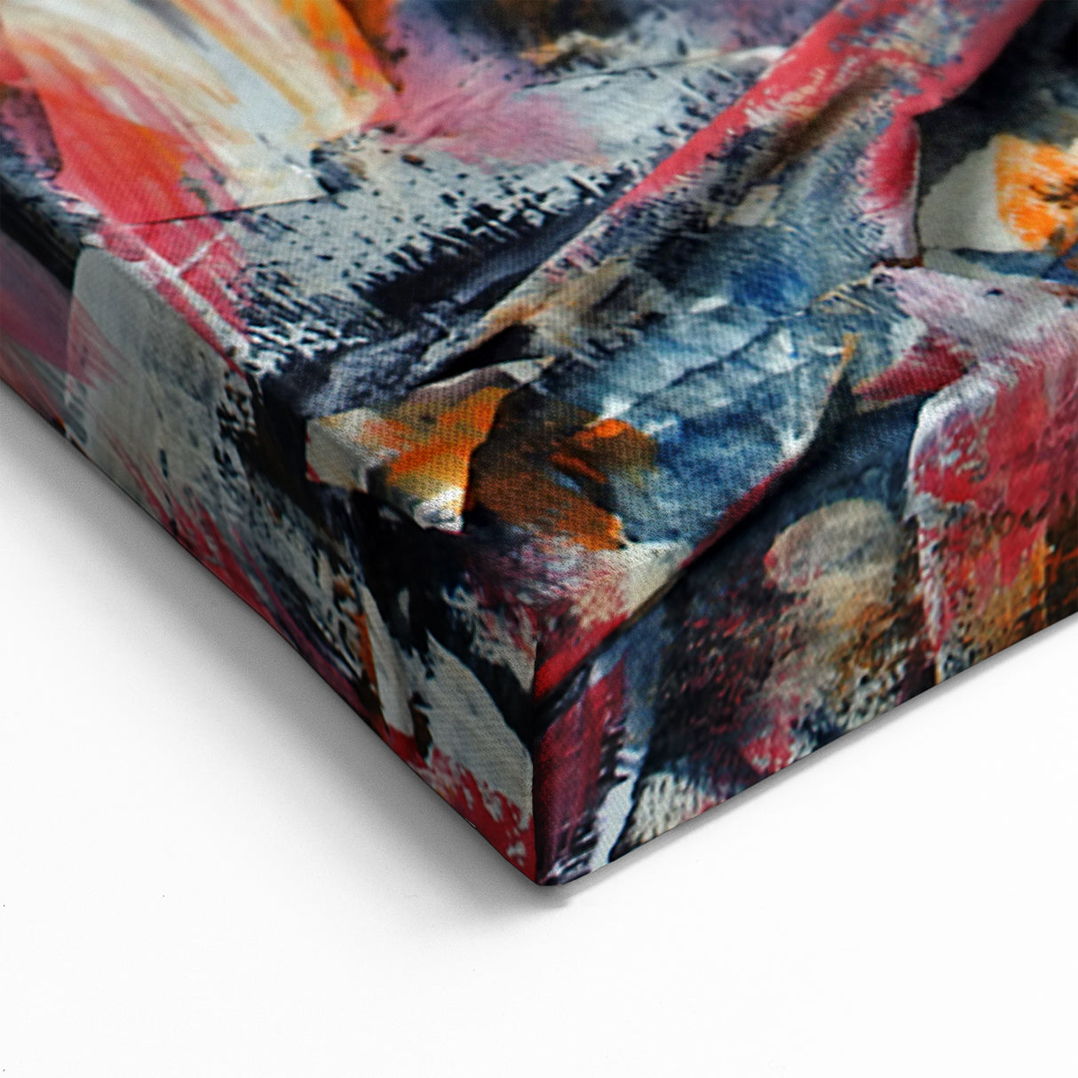 Textured Abstract Expressionist Canvas Wall Art