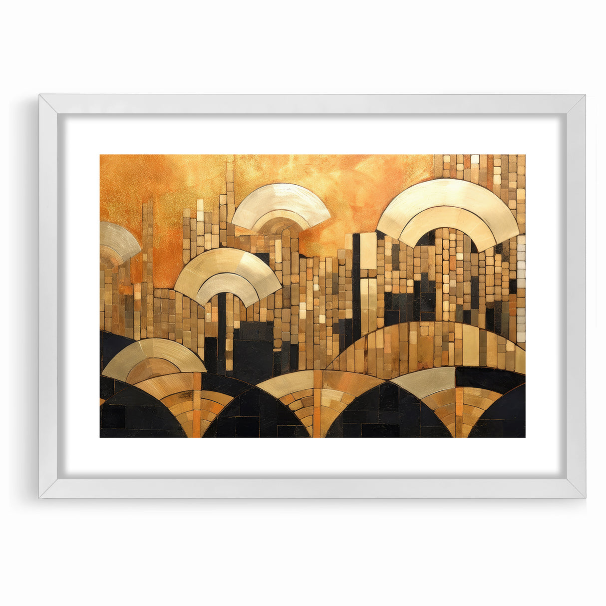 Elegant Abstract Expressionist Canvas Wall Art