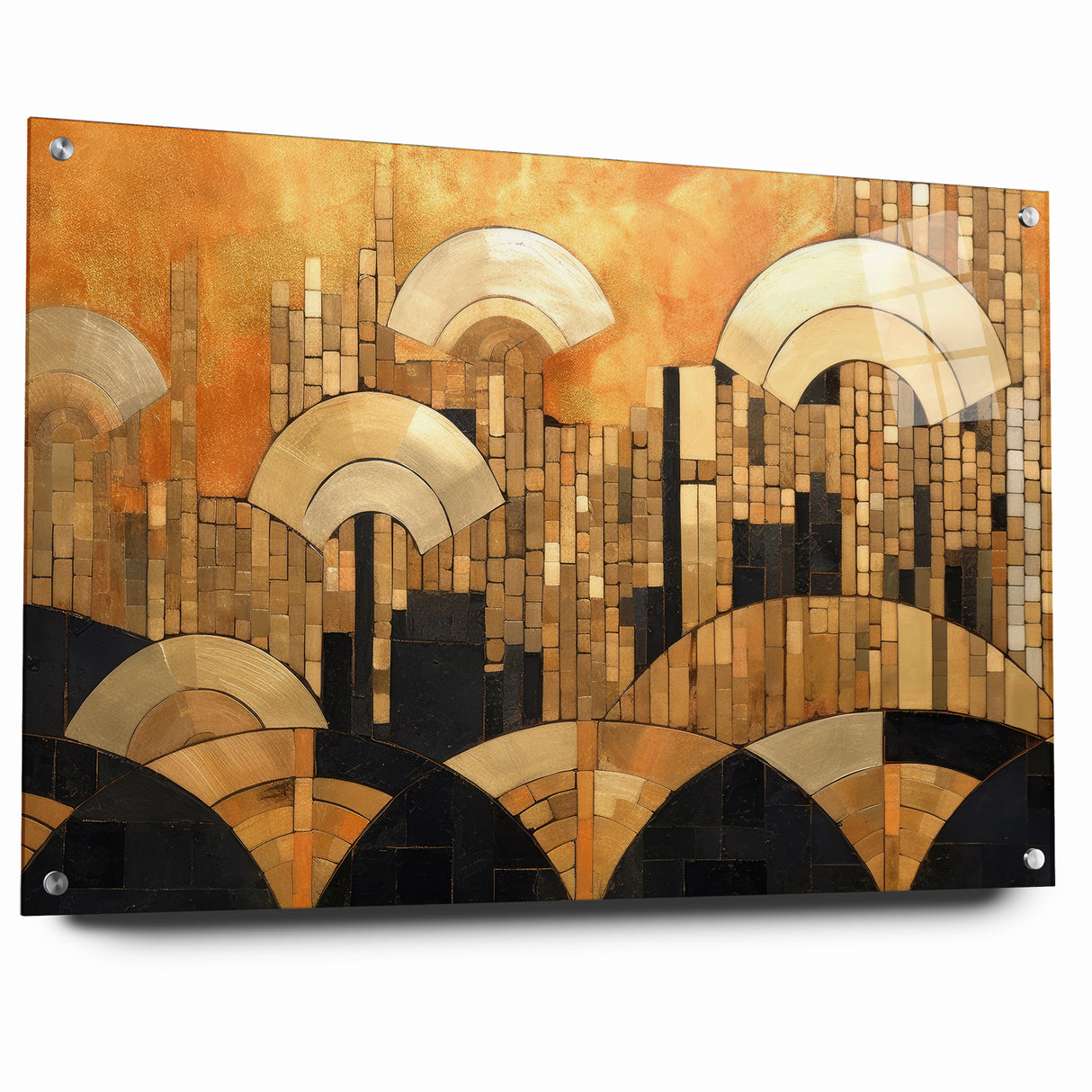 Elegant Abstract Expressionist Canvas Wall Art