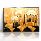 Elegant Abstract Expressionist Canvas Wall Art