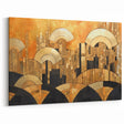 Elegant Abstract Expressionist Canvas Wall Art