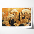 Elegant Abstract Expressionist Canvas Wall Art