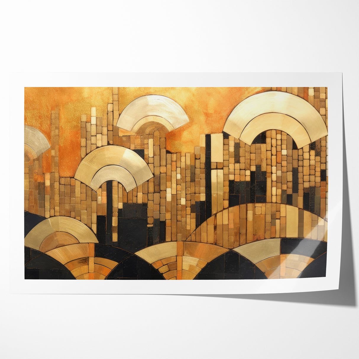 Elegant Abstract Expressionist Canvas Wall Art