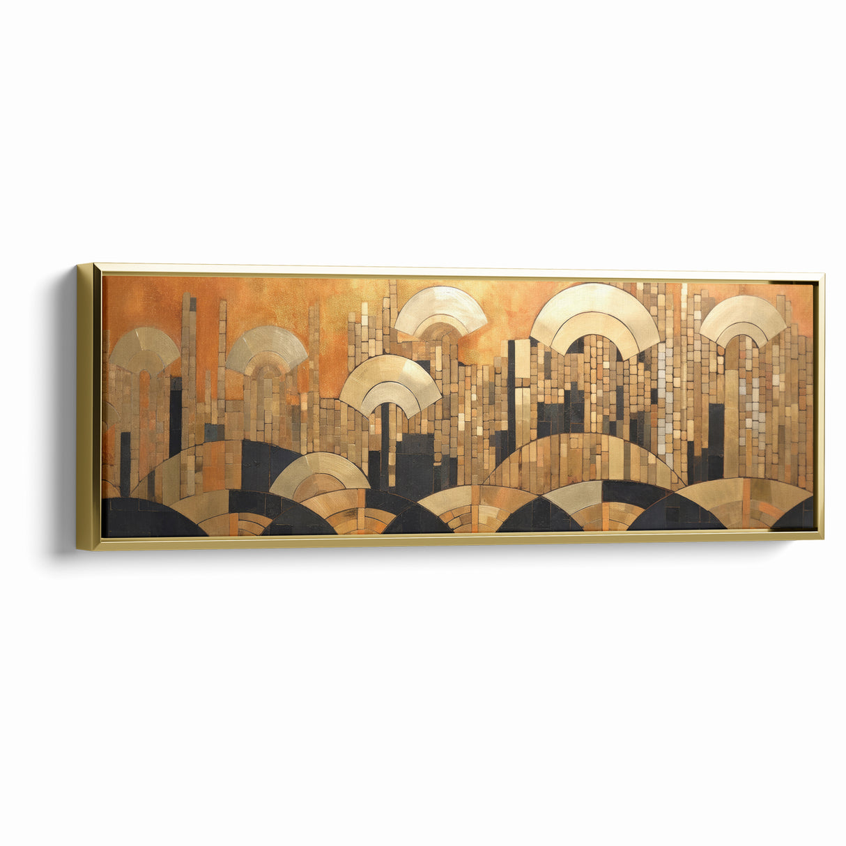 Elegant Abstract Expressionist Canvas Wall Art