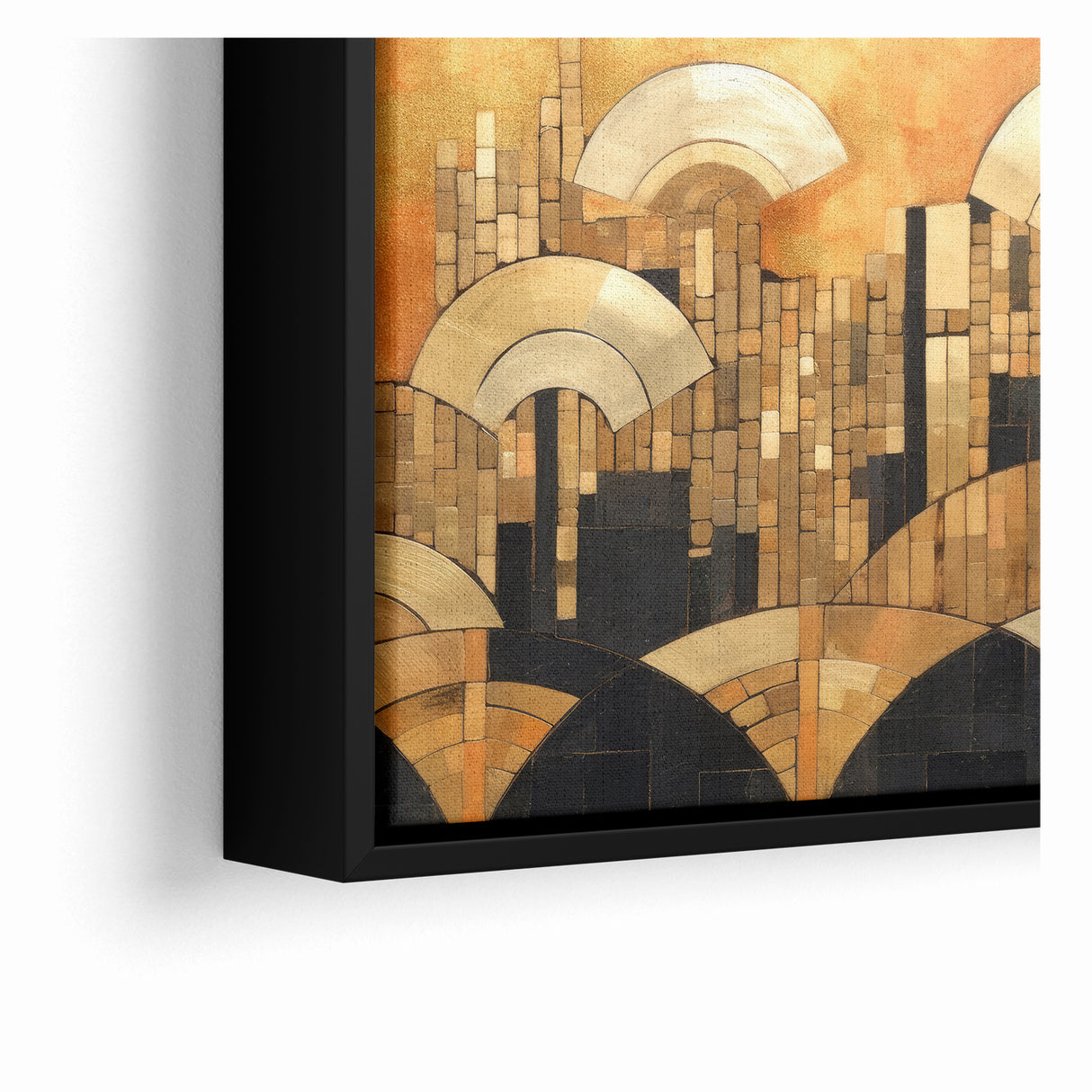 Elegant Abstract Expressionist Canvas Wall Art