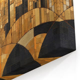 Elegant Abstract Expressionist Canvas Wall Art