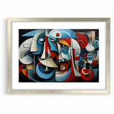 Geometric Harmony Abstract Expressionist Canvas Wall Art