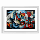 Geometric Harmony Abstract Expressionist Canvas Wall Art
