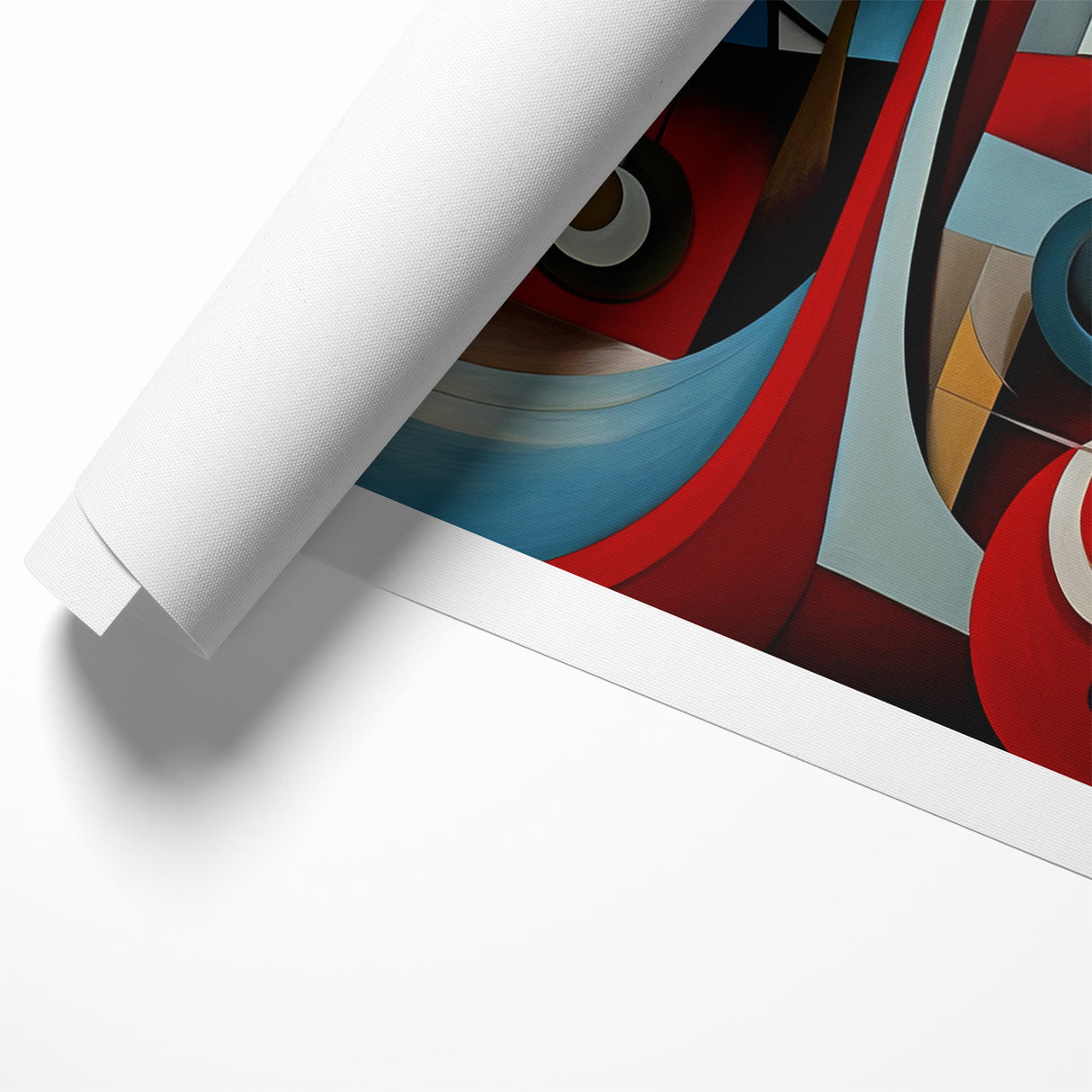 Geometric Harmony Abstract Expressionist Canvas Wall Art
