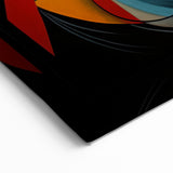 Geometric Harmony Abstract Expressionist Canvas Wall Art