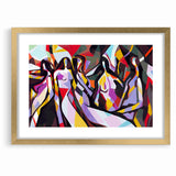 Colorful Abstract Expressionist Canvas Wall Art