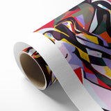 Colorful Abstract Expressionist Canvas Wall Art