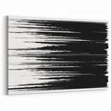 Minimalist Black and White Abstract Art Canvas - Contemporary Wall Decor