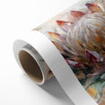 Vibrant Protea Bloom Canvas - Colorful Abstract Floral Wall Art