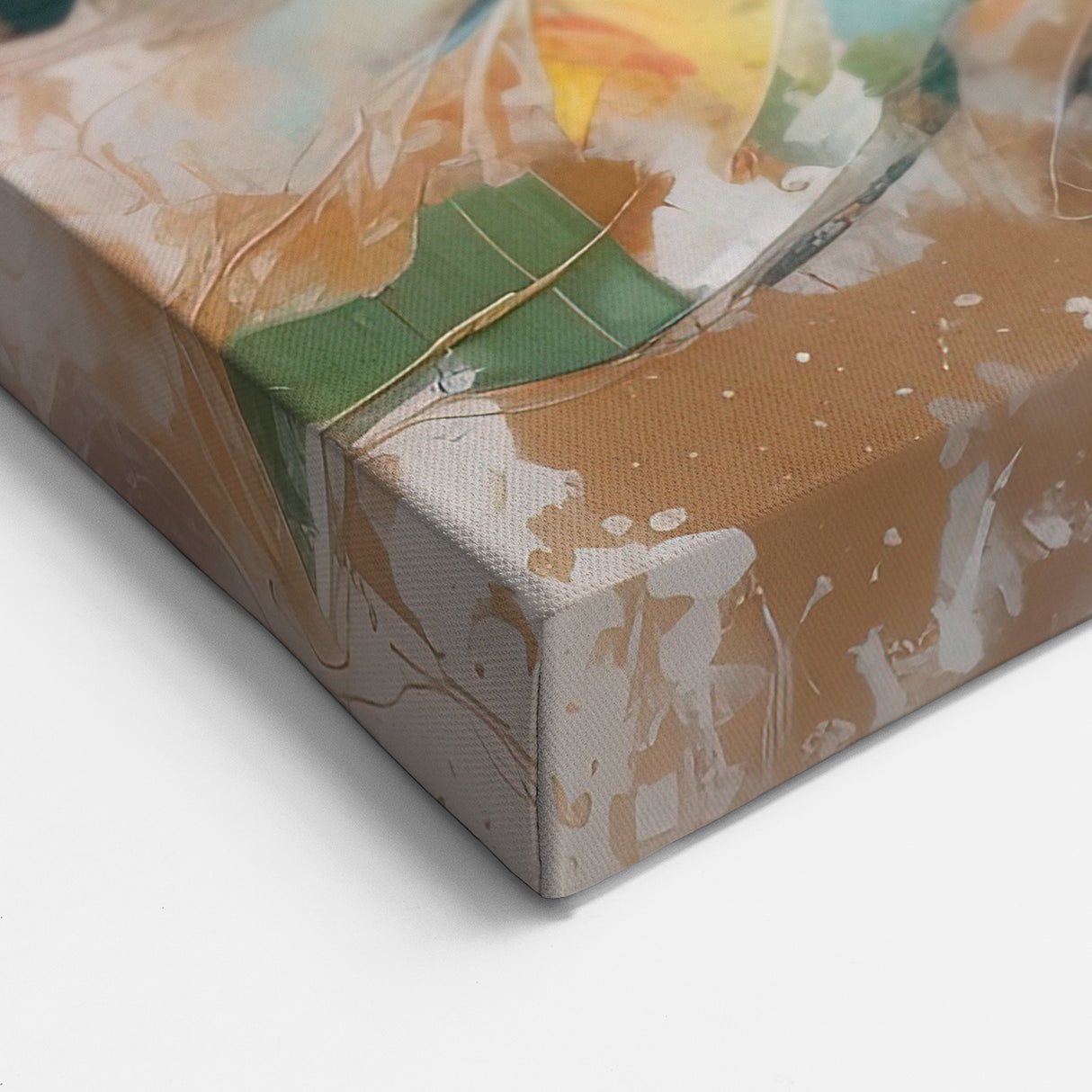 Vibrant Protea Bloom Canvas - Colorful Abstract Floral Wall Art