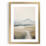 Abstract Landscape Art | Serene Mountain Scene on Canvas