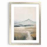 Abstract Landscape Art | Serene Mountain Scene on Canvas