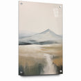 Abstract Landscape Art | Serene Mountain Scene on Canvas