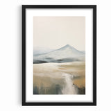 Abstract Landscape Art | Serene Mountain Scene on Canvas