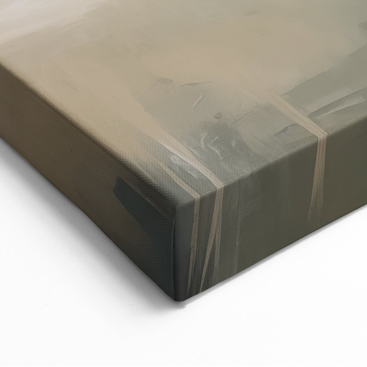 Abstract Landscape Art | Serene Mountain Scene on Canvas