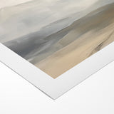 Modern Landscape Abstract | Misty Mountain Canvas Art