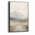 Modern Landscape Abstract | Misty Mountain Canvas Art