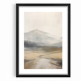 Modern Landscape Abstract | Misty Mountain Canvas Art