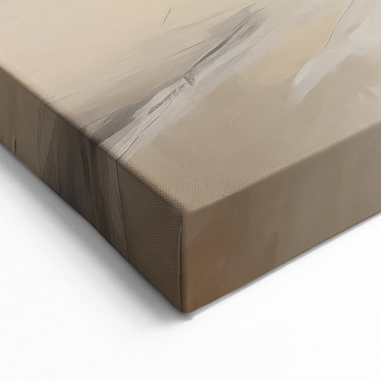 Modern Landscape Abstract | Misty Mountain Canvas Art