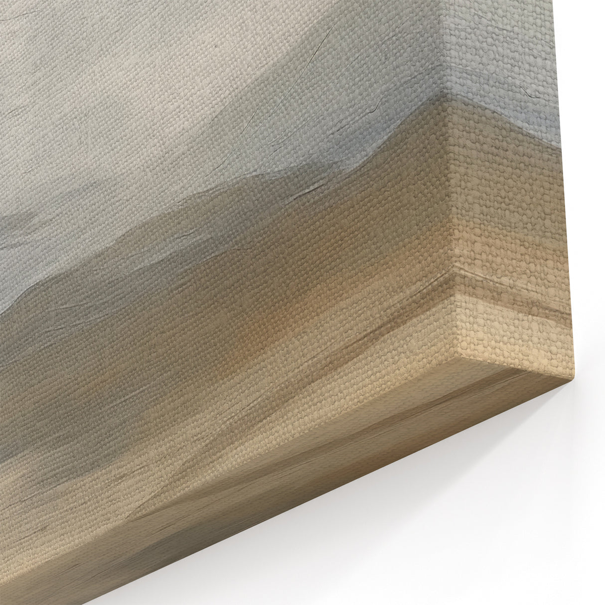 Modern Landscape Abstract | Misty Mountain Canvas Art