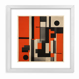 Geometric Modern Abstract Expressionist Canvas Wall Art