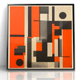 Geometric Modern Abstract Expressionist Canvas Wall Art