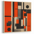 Geometric Modern Abstract Expressionist Canvas Wall Art