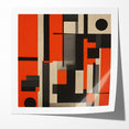 Geometric Modern Abstract Expressionist Canvas Wall Art