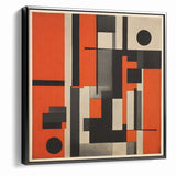Geometric Modern Abstract Expressionist Canvas Wall Art