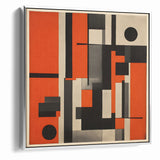 Geometric Modern Abstract Expressionist Canvas Wall Art