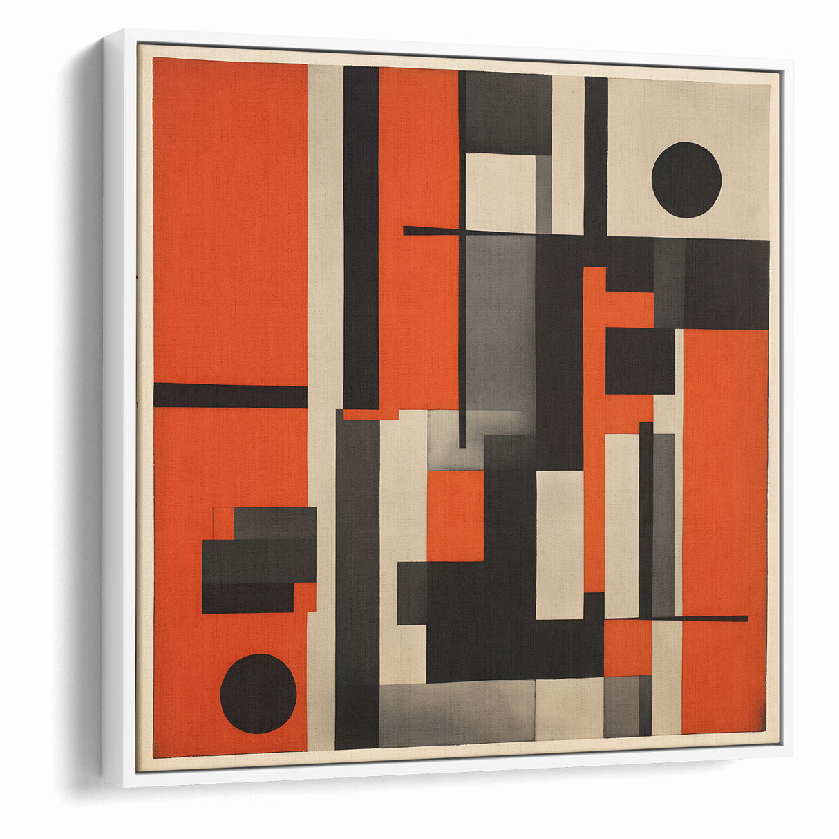 Geometric Modern Abstract Expressionist Canvas Wall Art