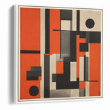 Geometric Modern Abstract Expressionist Canvas Wall Art