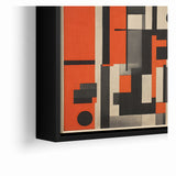 Geometric Modern Abstract Expressionist Canvas Wall Art