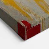 Vibrant Abstract Expressionist Dog Portrait Canvas Wall Art