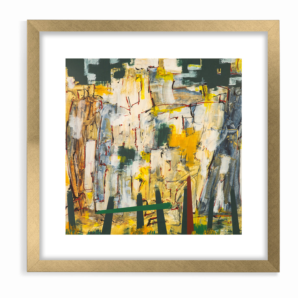 Abstract Landscape Expressionist Canvas Wall Art