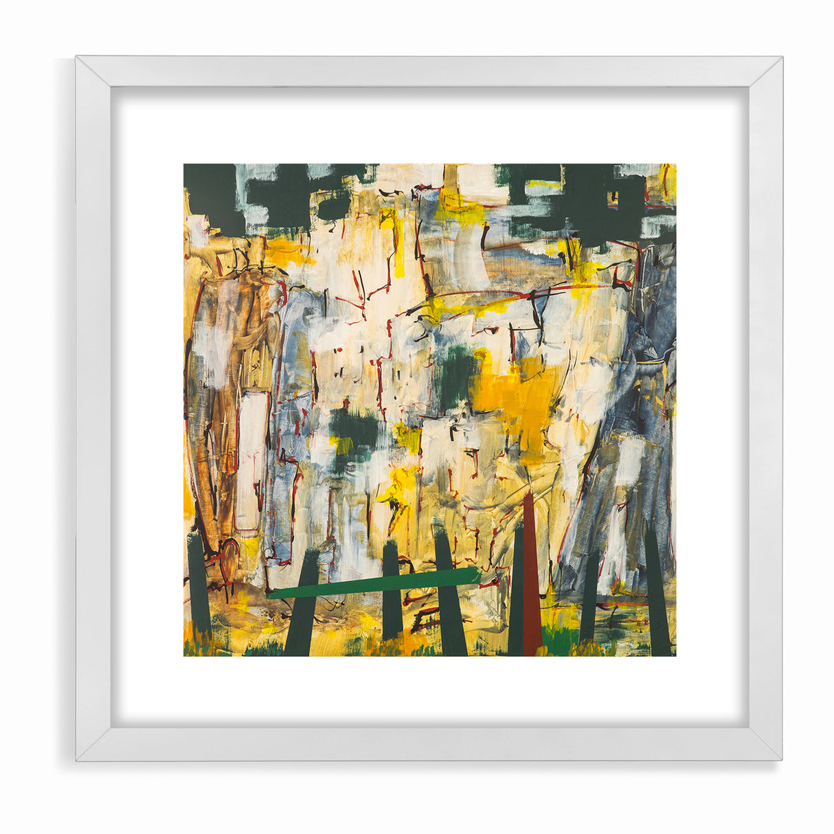 Abstract Landscape Expressionist Canvas Wall Art
