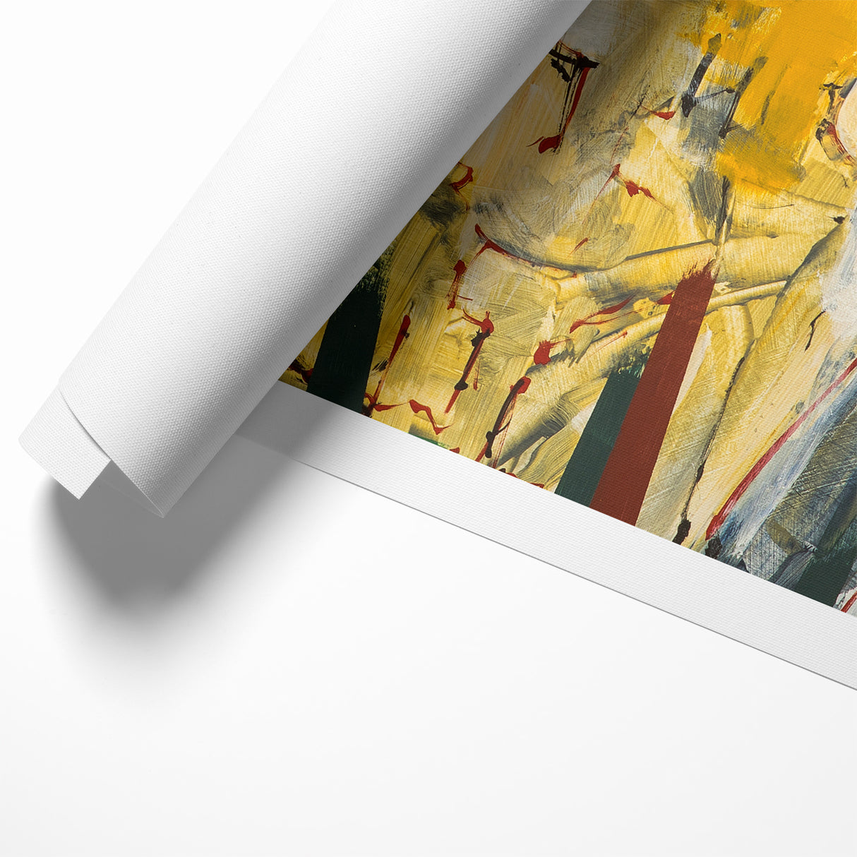 Abstract Landscape Expressionist Canvas Wall Art