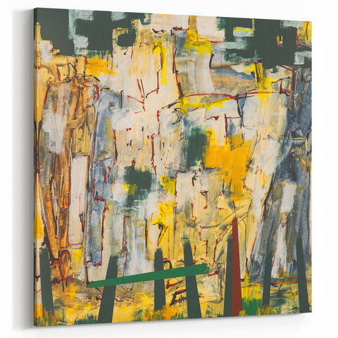 Abstract Landscape Expressionist Canvas Wall Art
