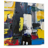 Bold Textured Abstract Expressionist Canvas Wall Art