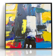 Bold Textured Abstract Expressionist Canvas Wall Art